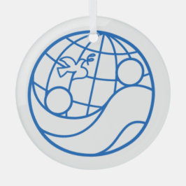 EWB-USA Glass Holiday Ornament Aus Glas