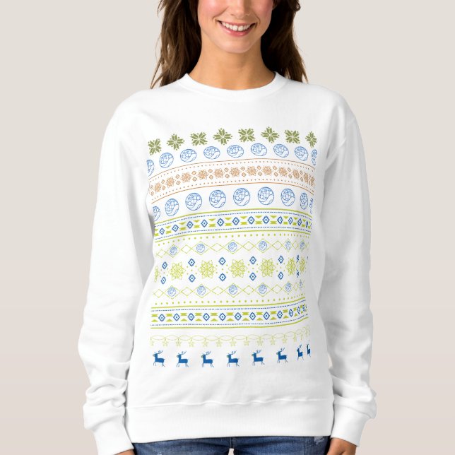 EWB-USA Sweatshirt de vacances pour femmes (Devant)
