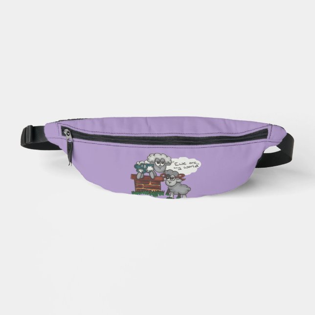 Ewe ist meine Welt Bauchtasche (Vorderseite)