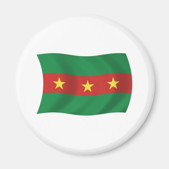 Ewe People Flag Magnet (Vorne)