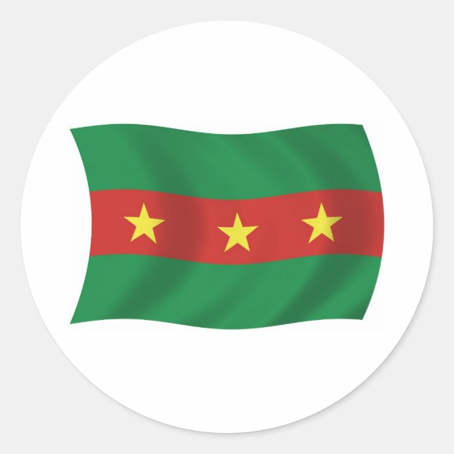 Ewe People Flag Sticker (Vorderseite)
