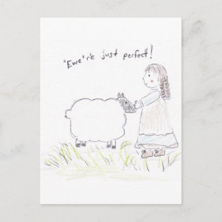 Ewe_Perfect Postkarte