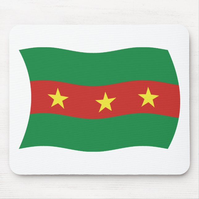 Ewe-Volks-Flagge-Mauspad Mousepad (Vorne)
