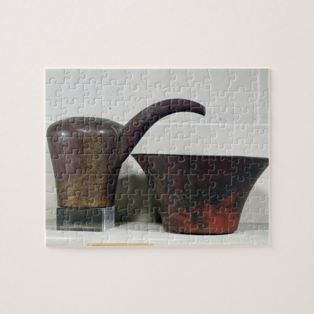 Ewer und Becken (Kupfer) (Horizontal)