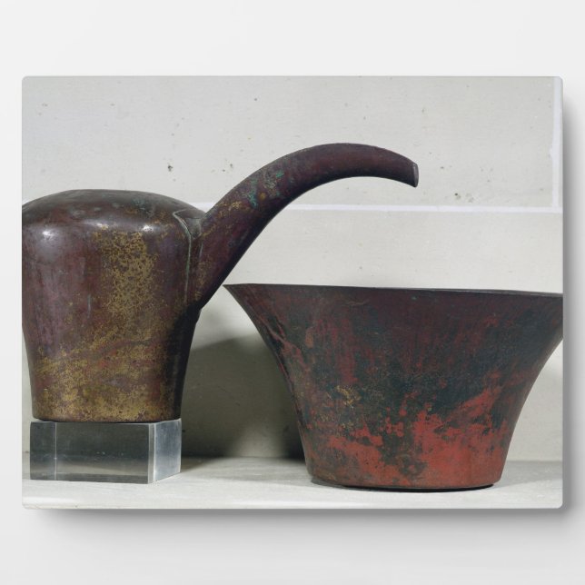Ewer und Becken (Kupfer) Fotoplatte (Vorderseite)