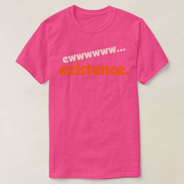 EwExistence I Hate My Life Spaß Design T-Shirt (Design vorne)