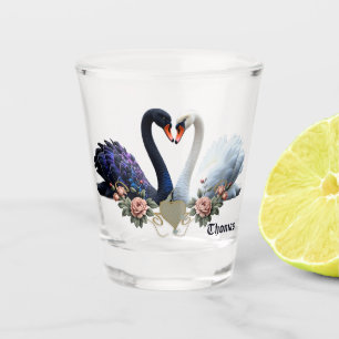 Ewige Anleihe, Schwarze und Weiße Schwäne in Liebe Schnapsglas