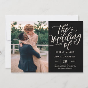 Ewige Bliss bearbeitbare Farbe Hochzeit Einladung