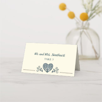 Ewige Blooms Hochzeit Platzkarte