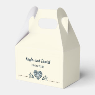 Ewige Blooms Hochzeitsempfang Geschenkschachtel