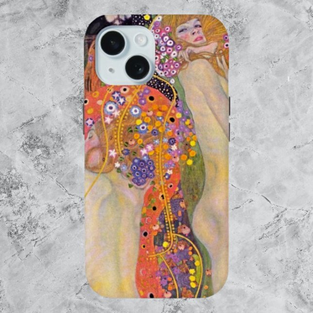 Ewige Eleganz: Gustav Klimts Wasserschlangen II Case-Mate iPhone Hülle (Von Creator hochgeladen)