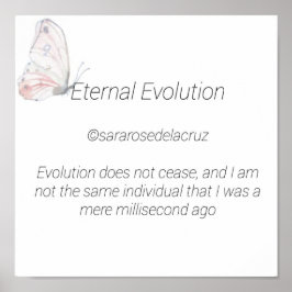 Ewige Evolution / Originalgedicht / ©SRD Poster