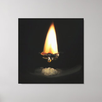 Ewige Flamme Leinwanddruck