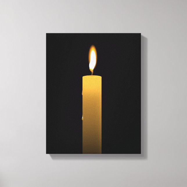 Ewige Flamme Leinwanddruck (Vorderseite)
