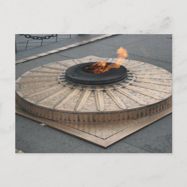 Ewige Flamme Postkarte (Vorderseite)