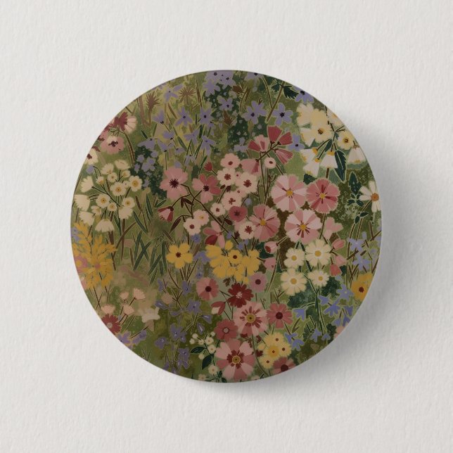 Ewige Frühlingsblüte Button (Vorderseite)