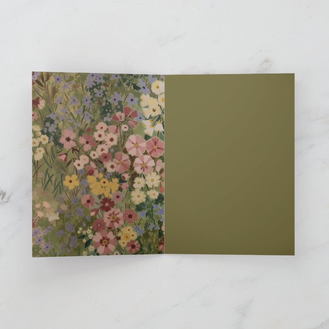 Ewige Frühlingsblüte Karte (Innenseite)