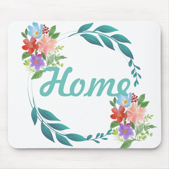 Ewige Frühlingsfarben und Blume Mousepad (Vorne)