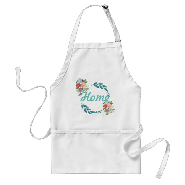 Ewige Frühlingsfarben und Blume Schürze (Vorne)