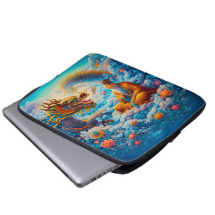 Ewige Harmonie: Segen des Drachen Laptopschutzhülle