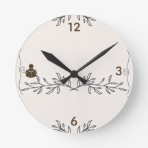 Ewige Kapitel Vintage-Wanduhr