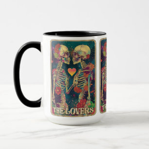 Ewige Liebe bricht hier! ☕ 💀 ❤️ Tarot Lovers Tasse