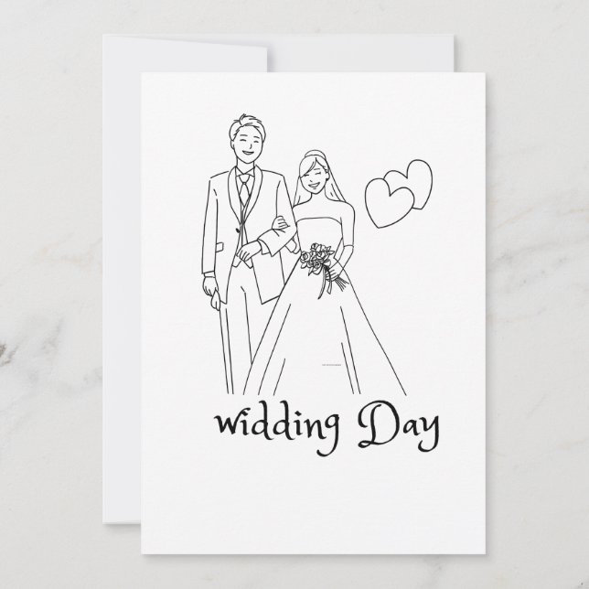 Ewige Liebe: Eine Hochzeit, um sich zu erinnern Einladung (Rückseite)