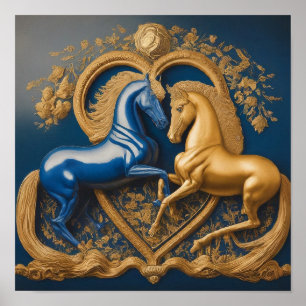 Ewige Liebe: Goldene Embrace Poster