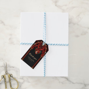 Ewige Liebe im Schatten der Rose. Geschenkanhänger