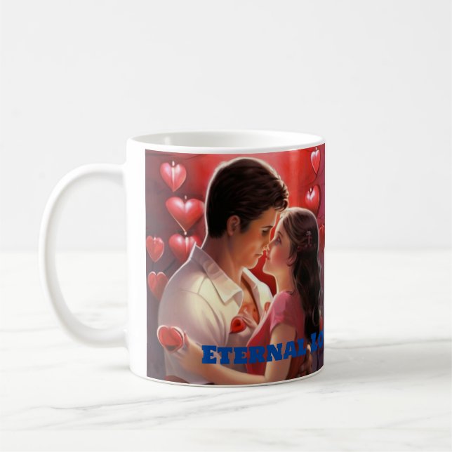 Ewige Liebe Klassische Tasse (Links)