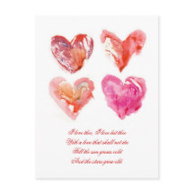 Ewige Liebe Postkarte