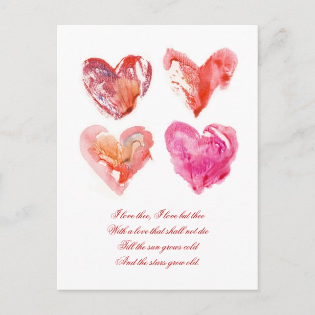 Ewige Liebe Postkarte (Vorderseite)