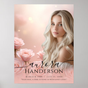 Ewige Liebe - Rose Feiern zum Zeichen des Lebens Poster