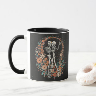 Ewige Liebe Skelette Kaffeetasse Romantisch Gothic