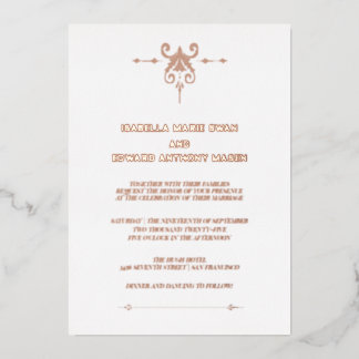 Ewige Liebe Twilight Bella und Edward Wedding Folieneinladung