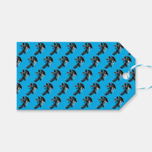 Ewige Nacht Bestien Drache Fantasy Blau Geschenkanhänger