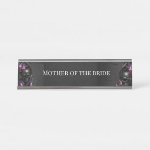 Ewige Nacht Gothic Vampir Hochzeit Dark Romance Schreibtischnamensplakette