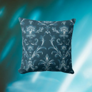 Ewige Romanze Blau Kissen