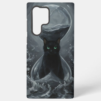 Ewige Sanduhr: Die schwarze Katze der Zeit Samsung Galaxy Hülle