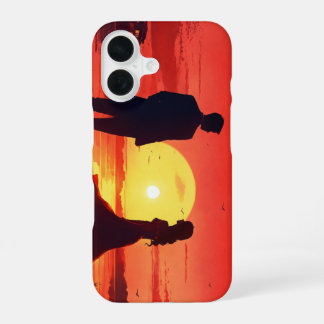 Ewige Silhouette des Sonnenuntergangs: Romantische iPhone 16 Hülle