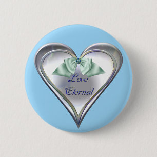 Ewige Taste für blaue Liebe Button