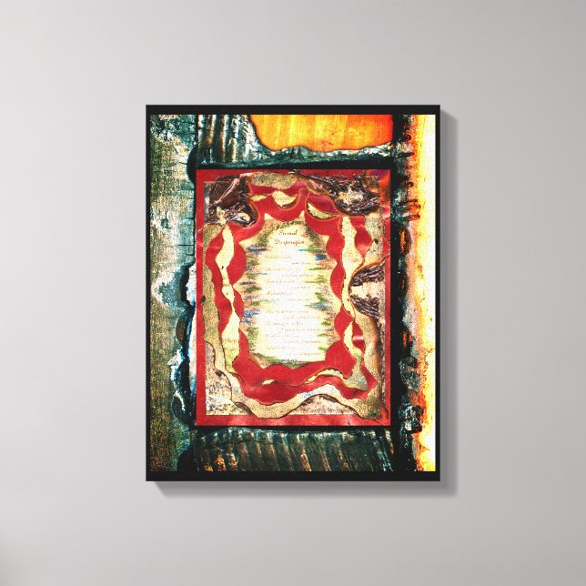 Ewige Verzweiflung Leinwanddruck (Vorderseite)