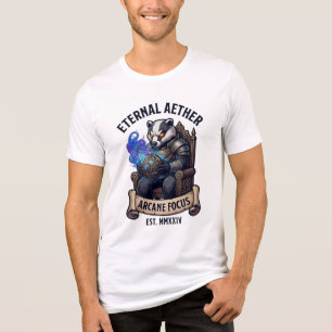 Ewiger Äther Arkaner Fokus Dachs Tri-Blend Shirt