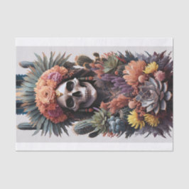 Ewiger Krieger, Indianerskulptur Seidenpapier