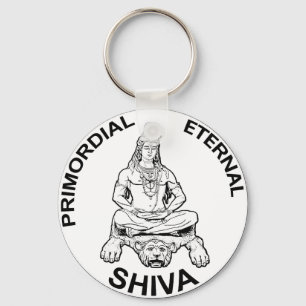 Ewiger Lords Shiva ursprünglicher, indischer Gott Schlüsselanhänger