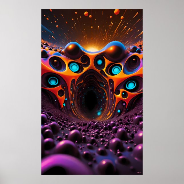 Ewiger Tunnel zu Morgen - Ken Gage Art Poster (Vorne)