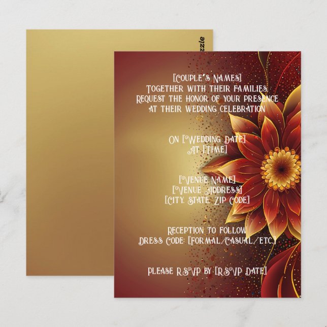 Ewiges Blut: Eine zeitlose Feier der Liebe Postkarte (Vorne/Hinten)