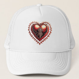 Ewiges Herz - Ein Symbol für Liebe und Leben Truckerkappe