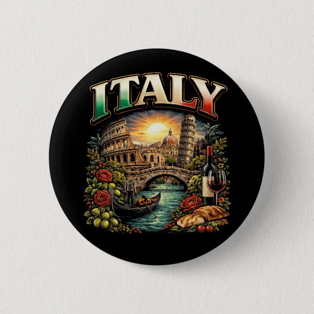 Ewiges Italien Button (Vorderseite)