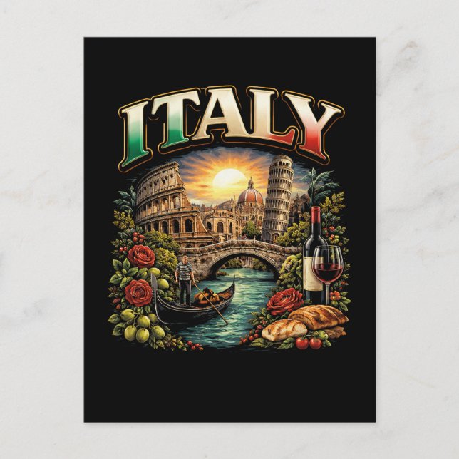 Ewiges Italien Postkarte (Vorderseite)